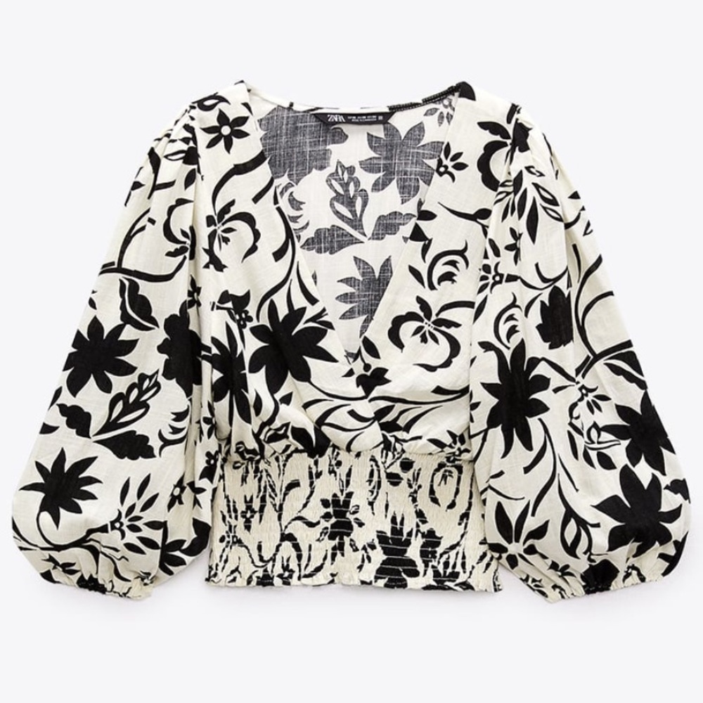 Zara cropped top.